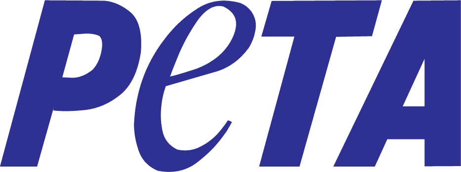 PETA logo, representing the People for the Ethical Treatment of Animals organization.